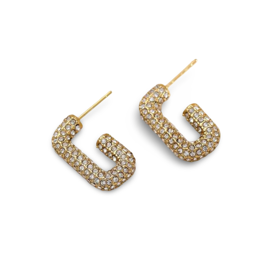 White Diamond earrings