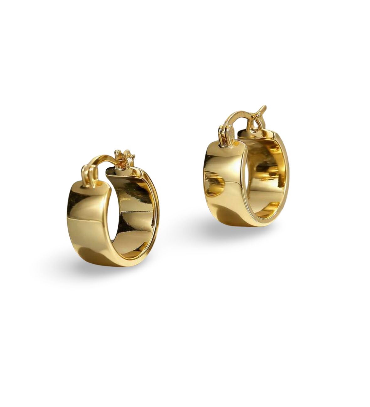 Sculpted Dome Hoops