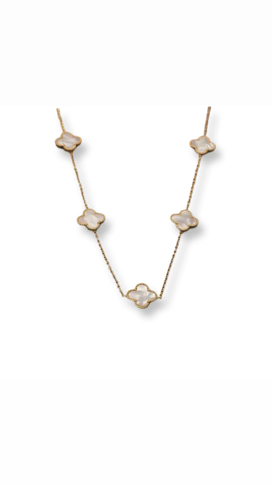 White clover necklace
