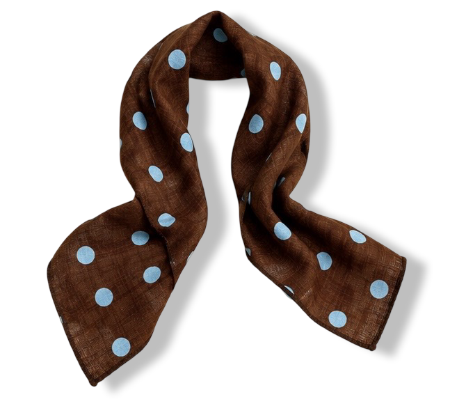 Mocha Dot Scarf